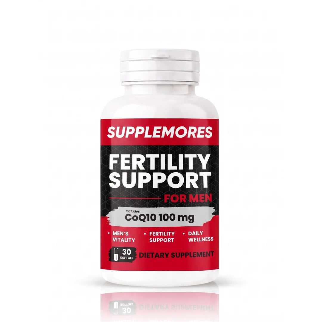 Supplemores Fertility Support For Men With COQ10 100mg, 30 Ct