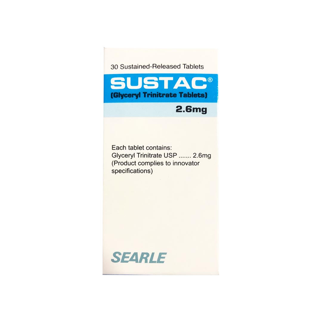 Sustac Tablet 2.6mg, 30 Ct - Searle