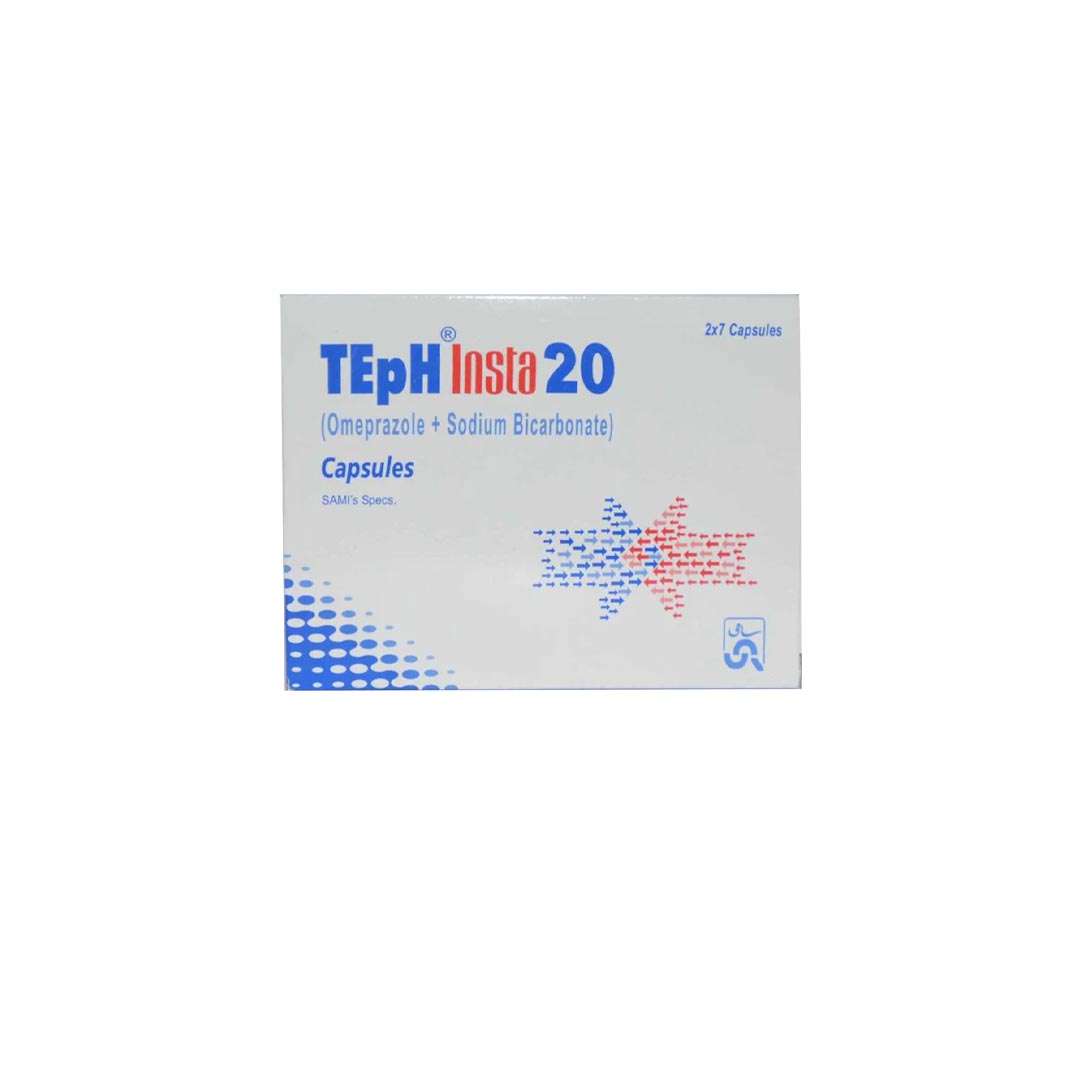 TEpH Insta20 (Omeprazole), 14 Ct - Sami Pharma