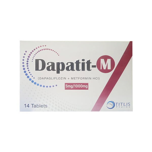 Dapatit-M Tablets 5/1000mg, 14 Ct - Titlis