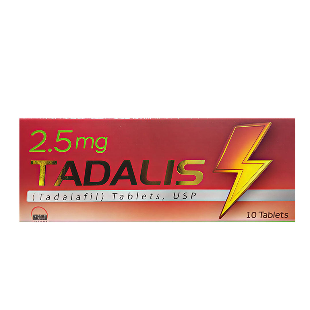 Tadalis (Tadalafil) 2.5 mg, 10 Ct - Hilton