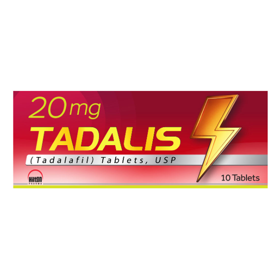 Tadalis (Tadalafil) 20 mg, 10 Ct - Hilton