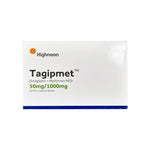 Tagipmet Tablets 50mg/1000mg, 20 Ct - Highnoon