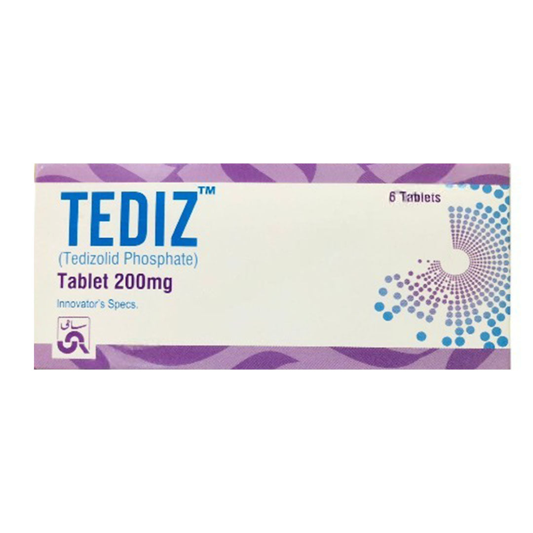 Tediz (Tedizolid) 200 mg, 6 Ct - Sami Pharma