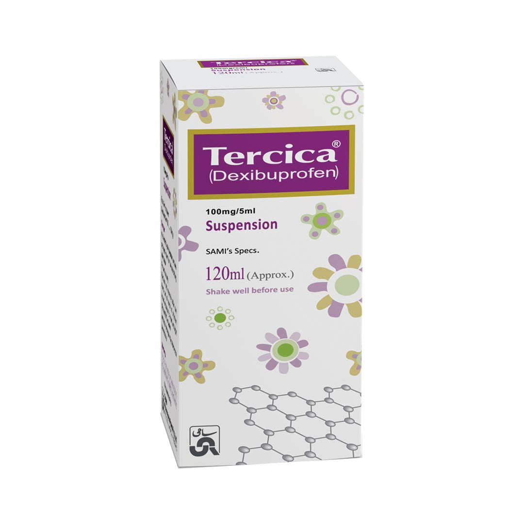 Tercica Susp 100mg/5ml, 120ml - Sami Pharma