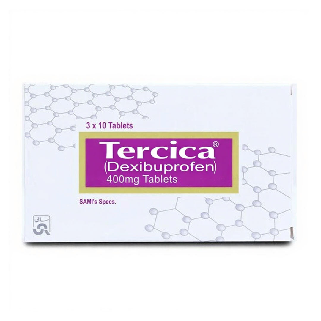 Tercica (Dexibuprofen) 400mg, 30 Ct - Sami Pharma