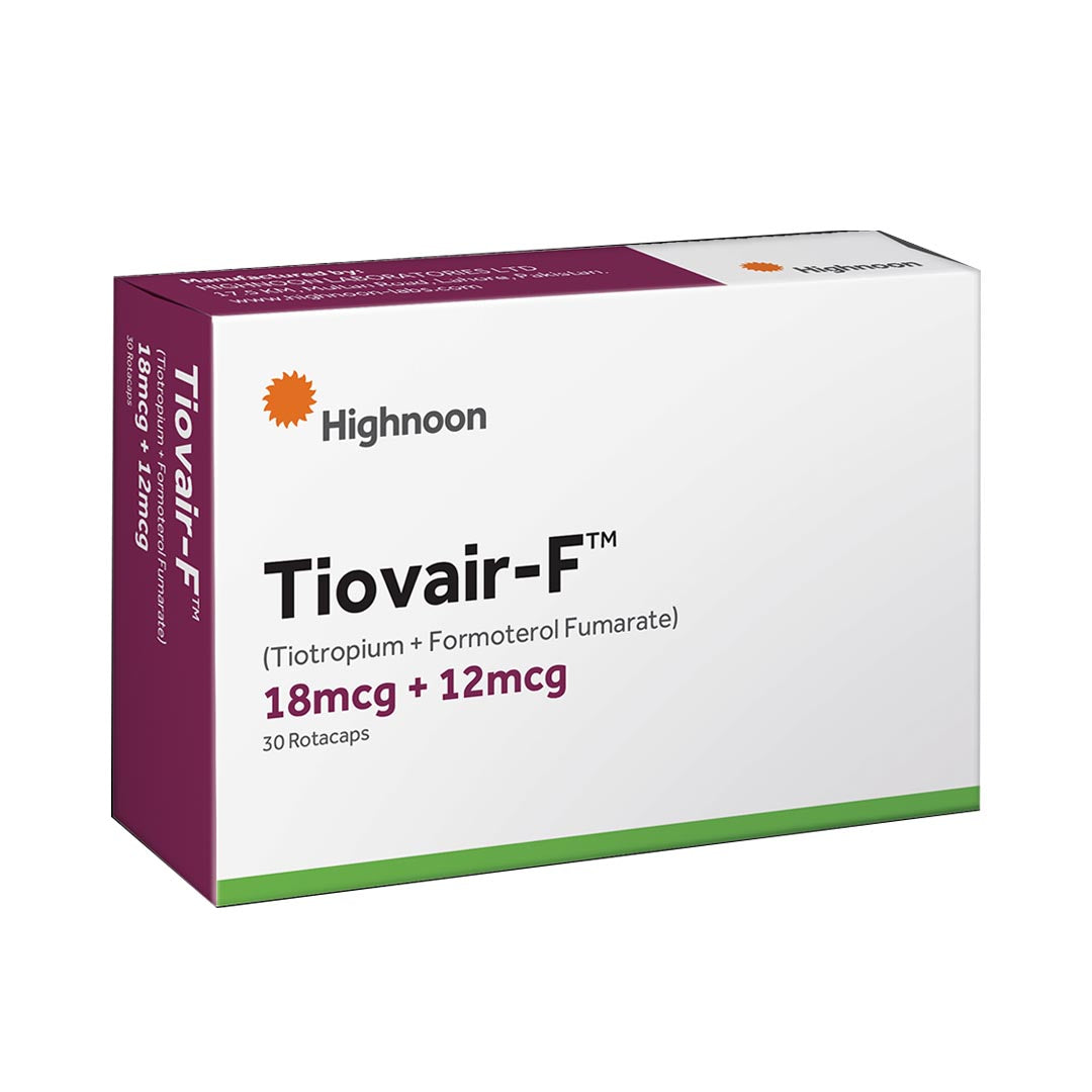 Tiovair-f Capsules 18mcg+12mcg, 30 Ct - Highnoon