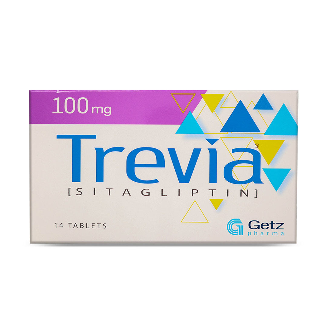 Trevia (Sitagliptin) 100mg, 14 Ct - Getz Pharma