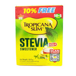 Tropicana Slim Stevia Sweetener with Chromium Sachet, 50 Ct