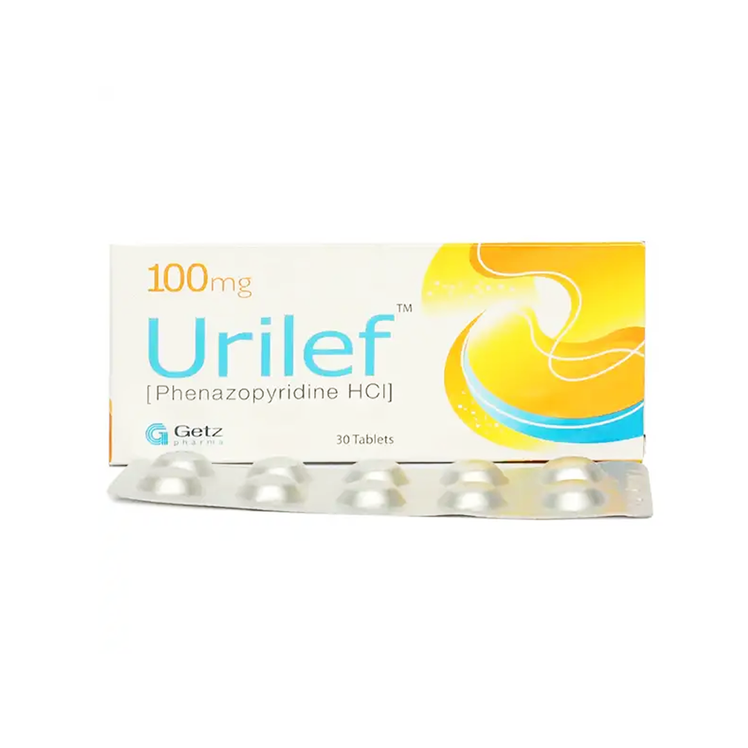 Urilef Tablet 100mg, 30 Ct - Getz Pharma