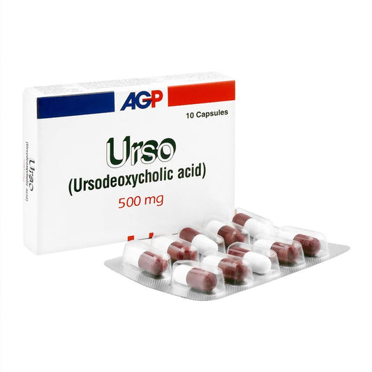 Urso Capsules 500mg, 10 Ct - AGP