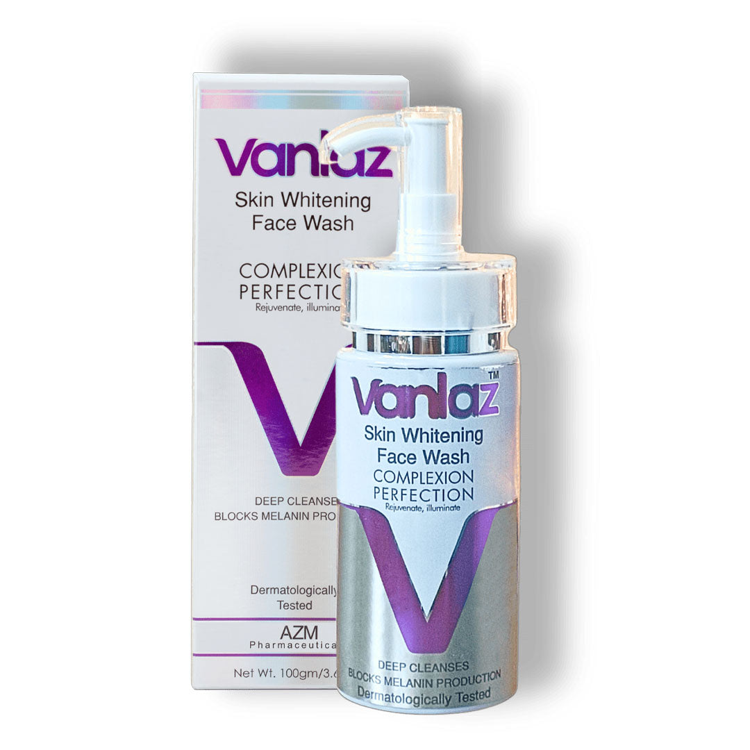 Vanlaz Skin Whitening Face Wash, 100g - AZM
