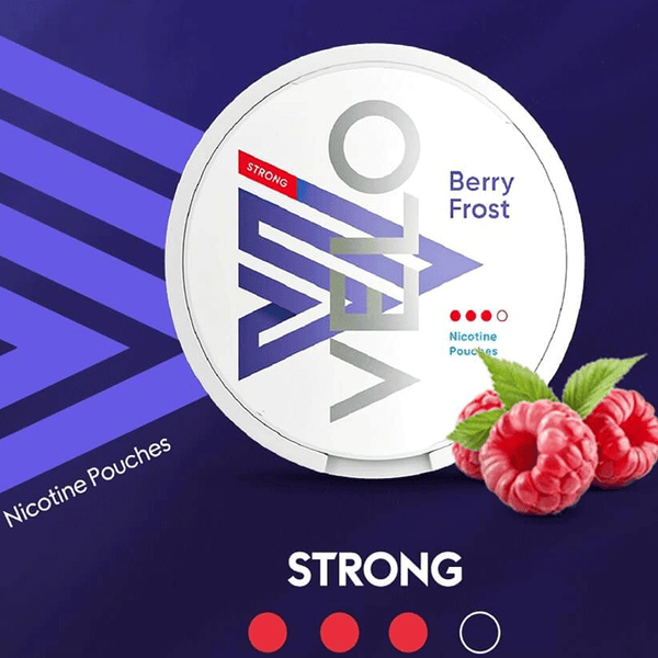 Velo Nicotine Pouches - Berry Frost 10mg (Strong), 12 Ct