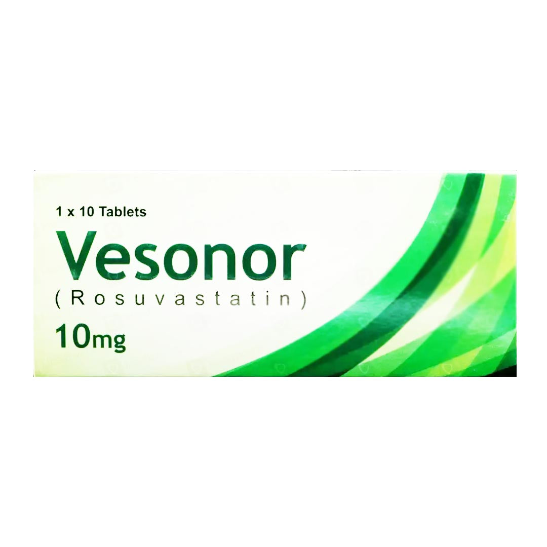 Vesonor Tablets 10mg, 10 Ct - Crystolite Pharma