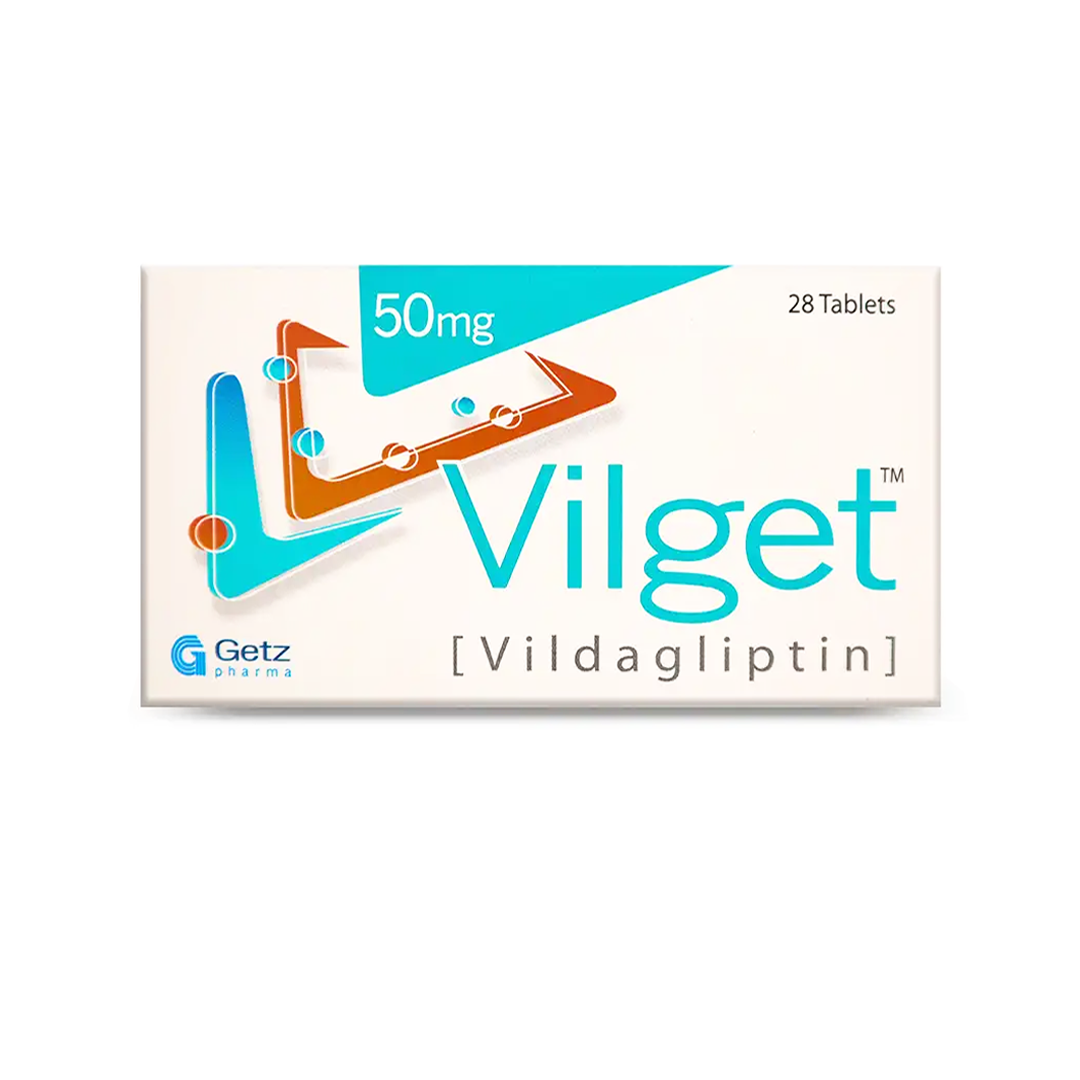 Vilget (Vildagliptin) 50mg, 28 Ct - Getz Pharma