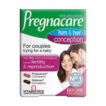 Vitabiotics Pregnacare Conception Him & Her, 60 Ct