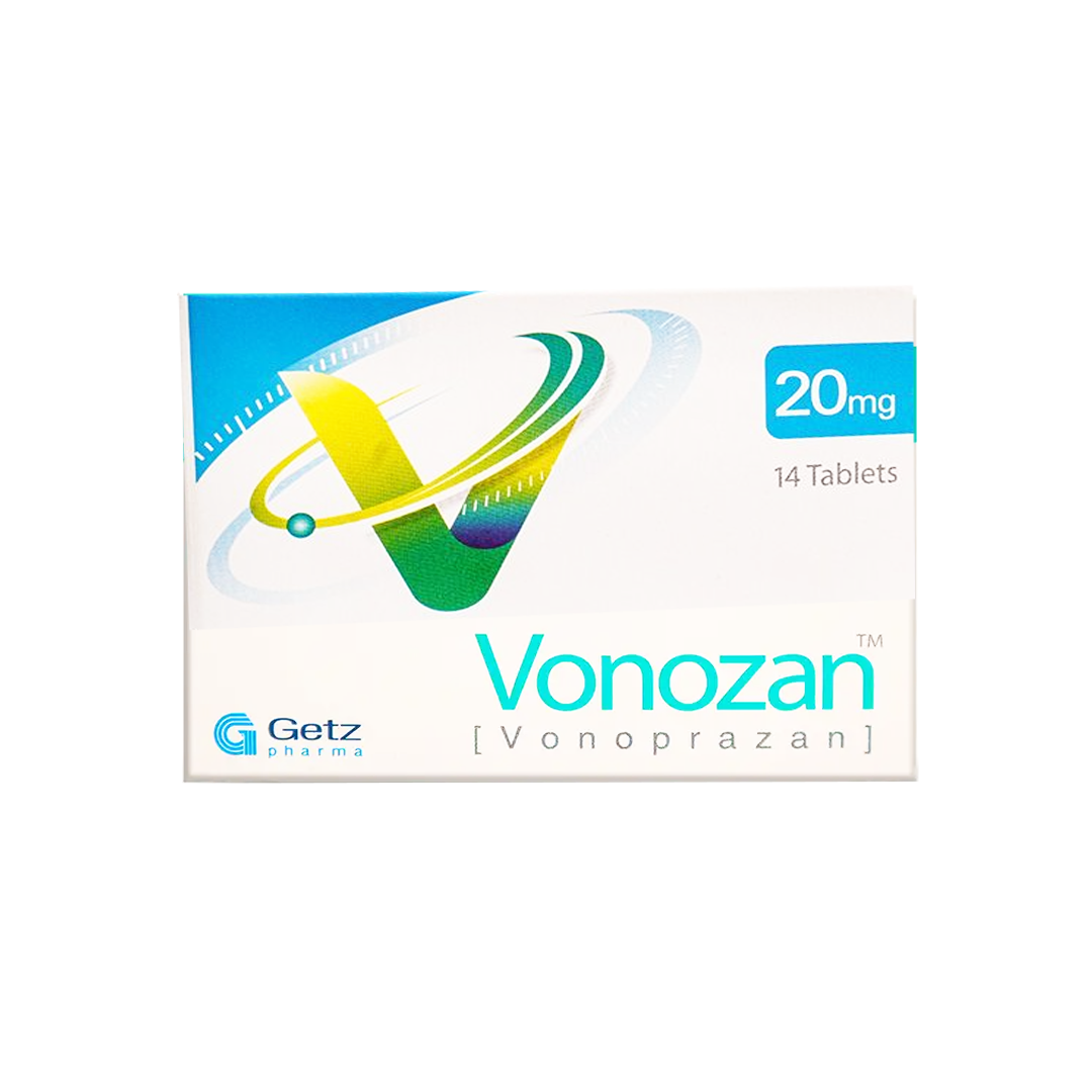 Vonozan Tablet 20mg, 14 Ct - Getz Pharma
