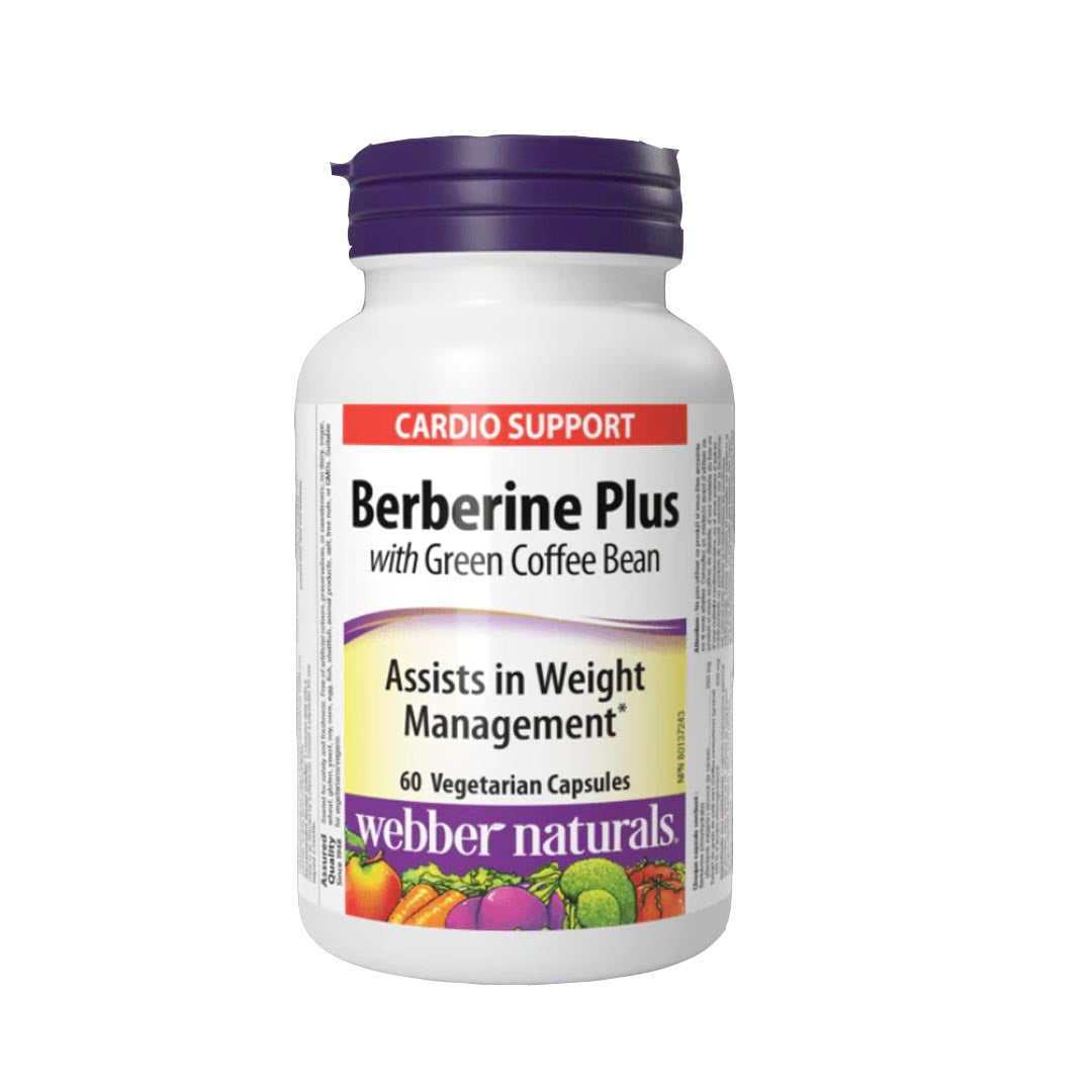 Webber Naturals Berberine Plus with Green Coffee Bean, 60Ct
