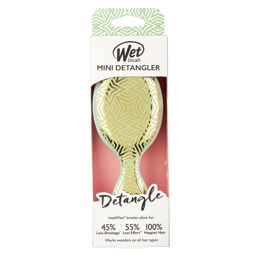 Wet Brush Mini Detangler Geo-Jade Brush