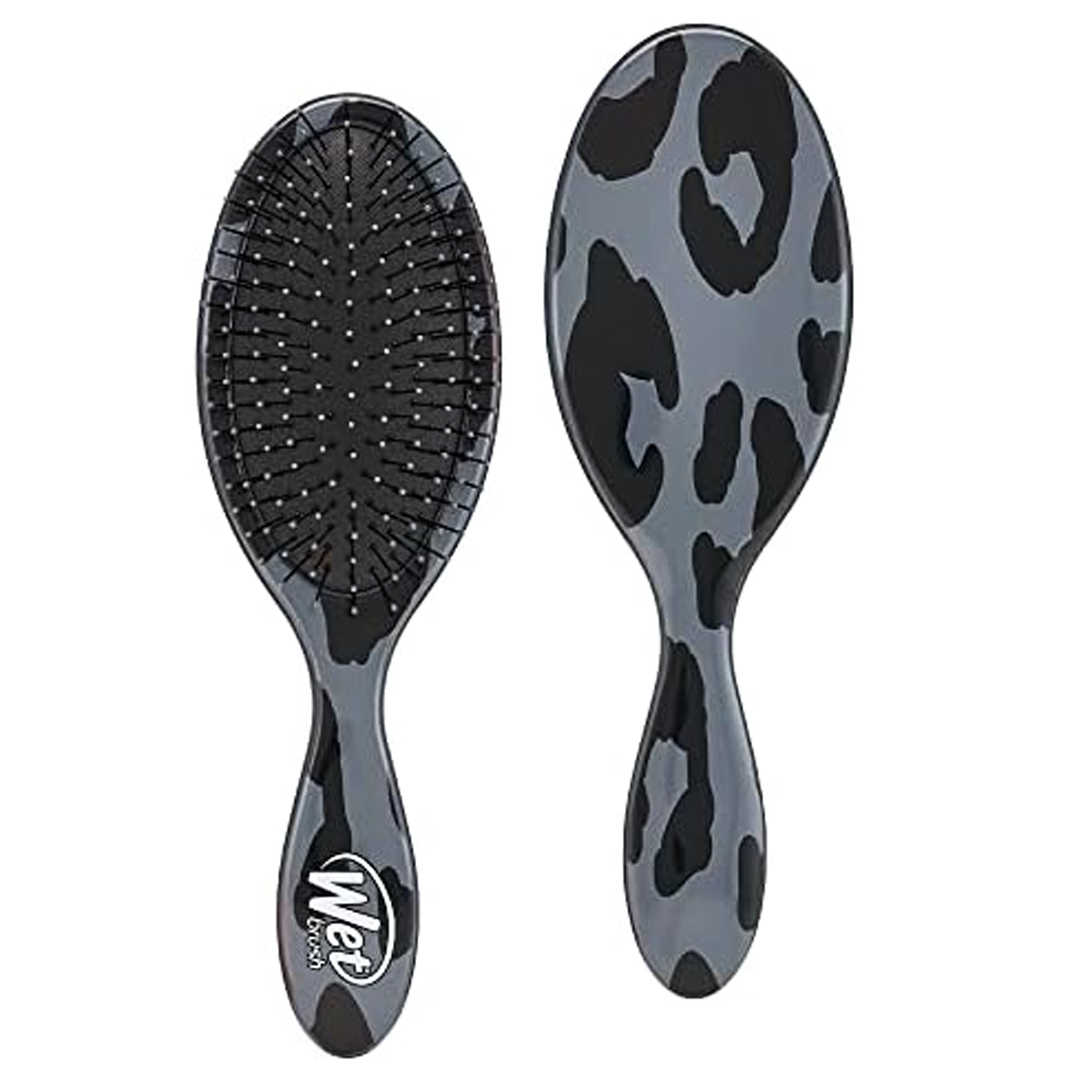 Wet Brush Original Detangler Safari Dark Grey Leopard Brush