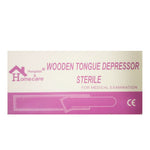Wooden Tongue Depressor Sterile, 100 Ct