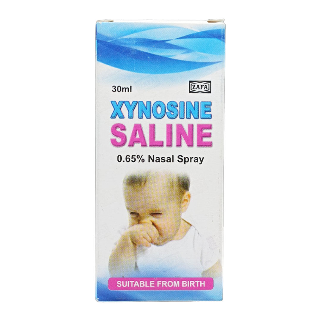 Xynosine Saline 0.65% Nasal Spray, 30 ml - Zafa