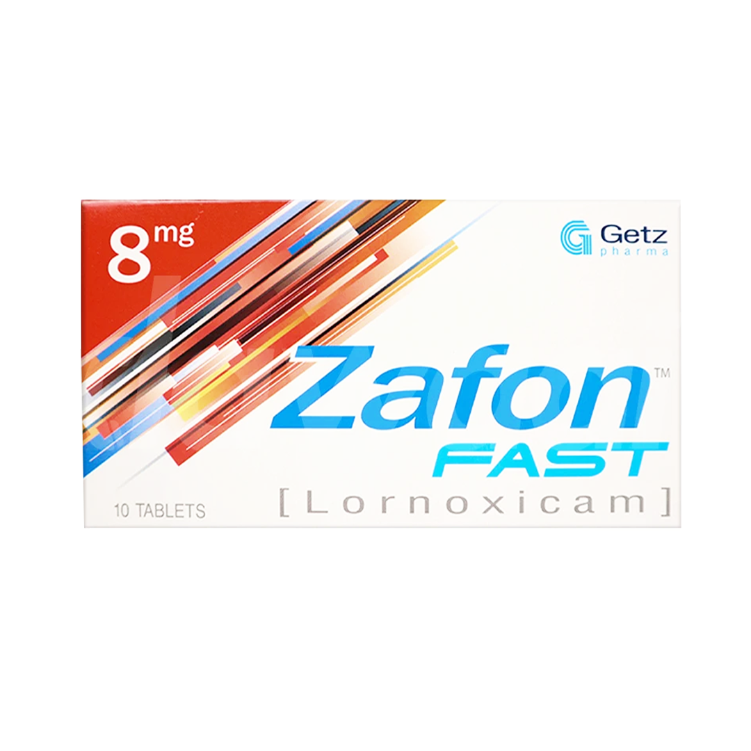 Zafon Fast 8mg, 10 Ct - Getz Pharma