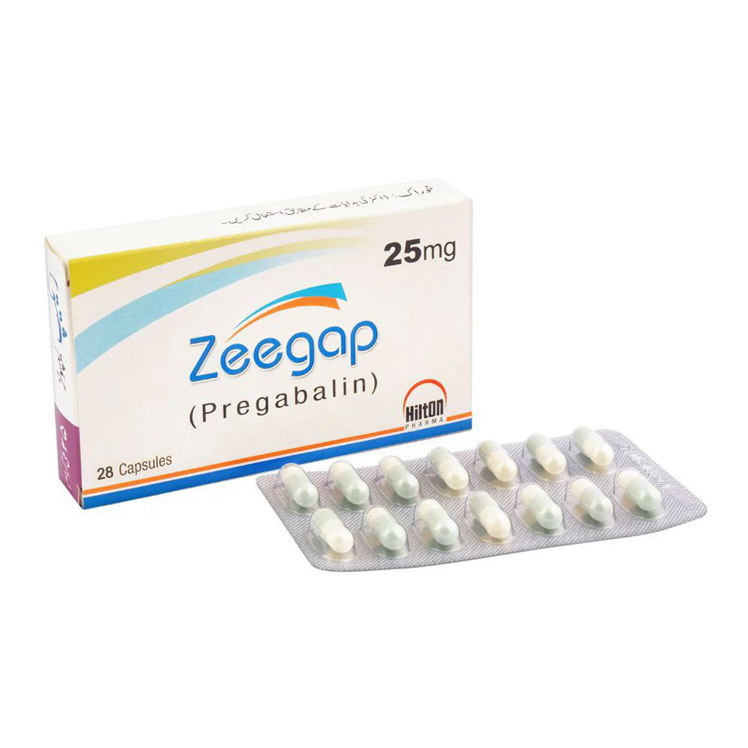 Zeegap (Pregabalin) 25mg, 28 Ct - Hilton