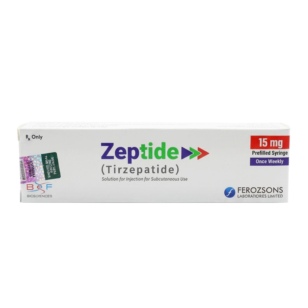 Zeptide (Tirzepatide) 15 mg Prefilled Syringe - Ferozsons