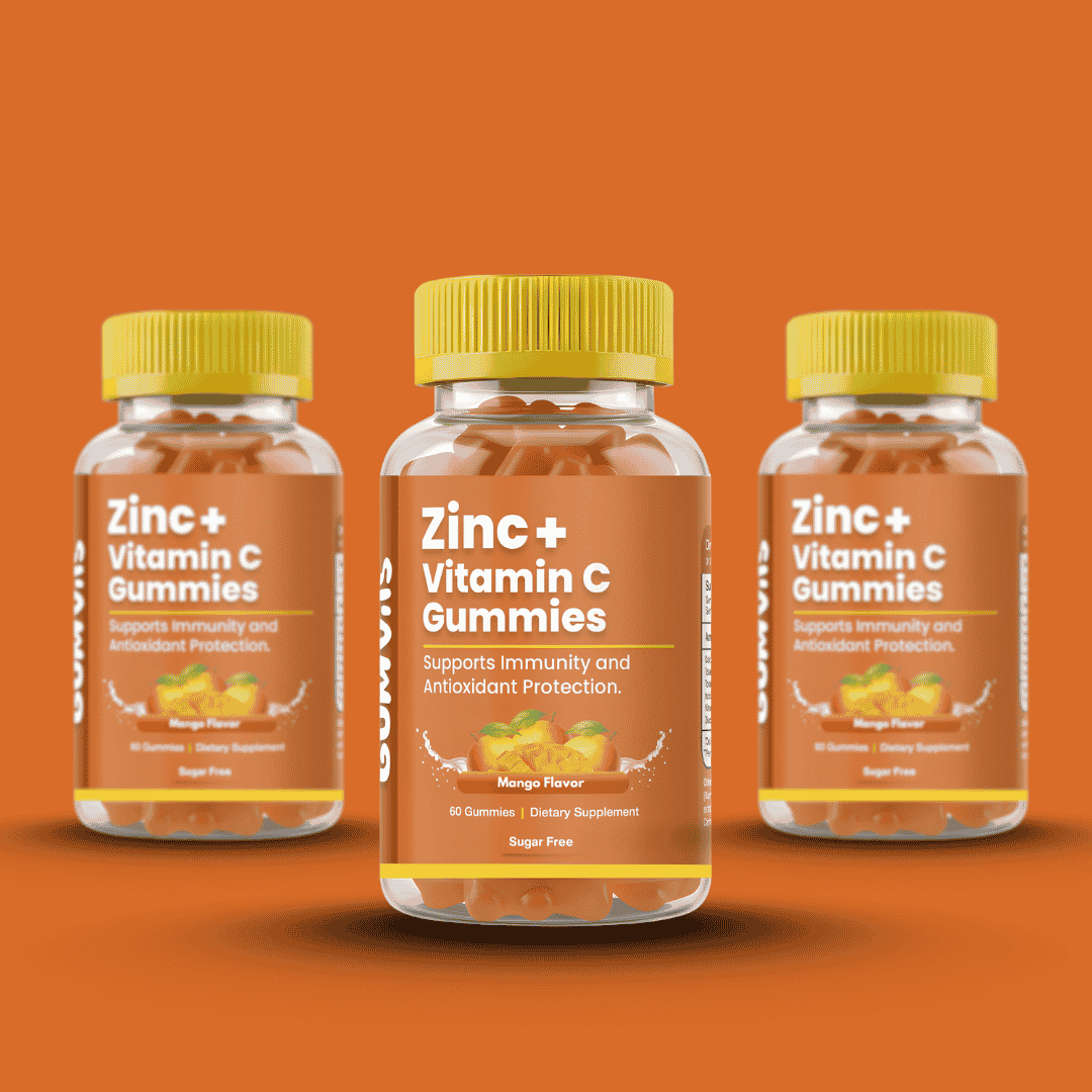 Gumvits Zinc + Vitamin C Gummies, 60 Ct