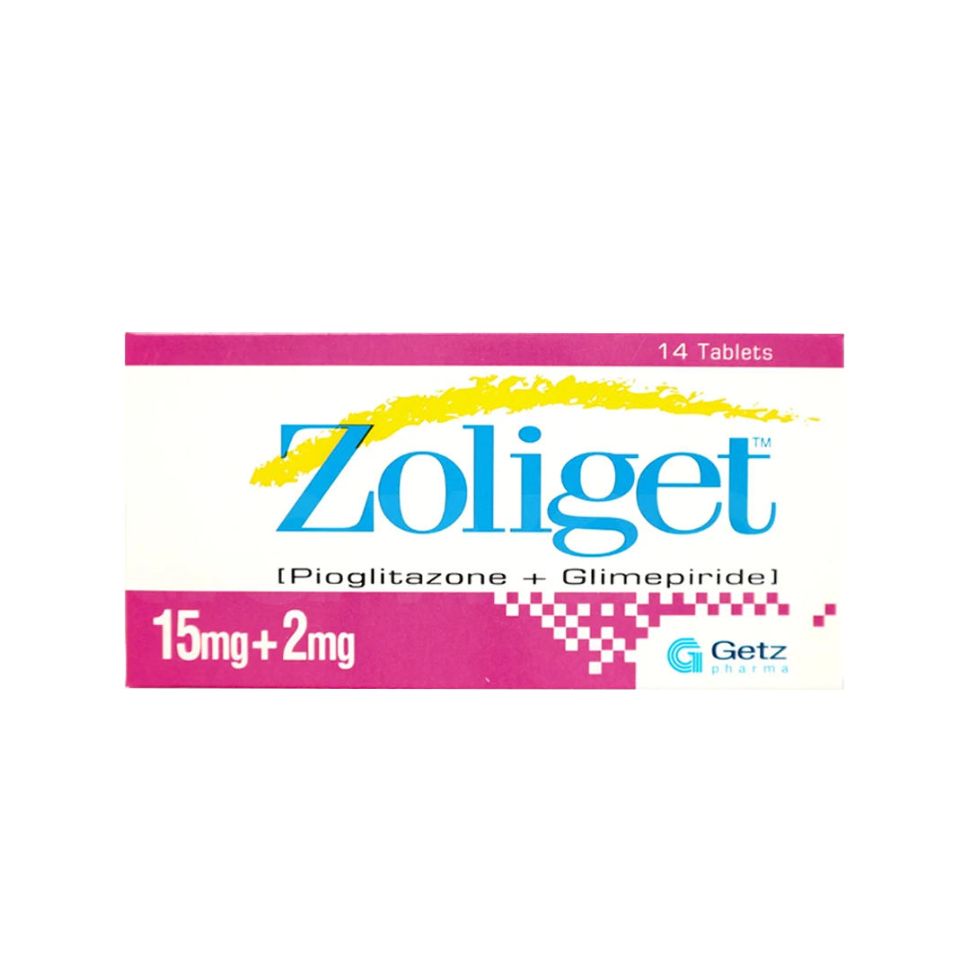 Zoliget Tablet 15/2mg, 14 Ct - Getz Pharma