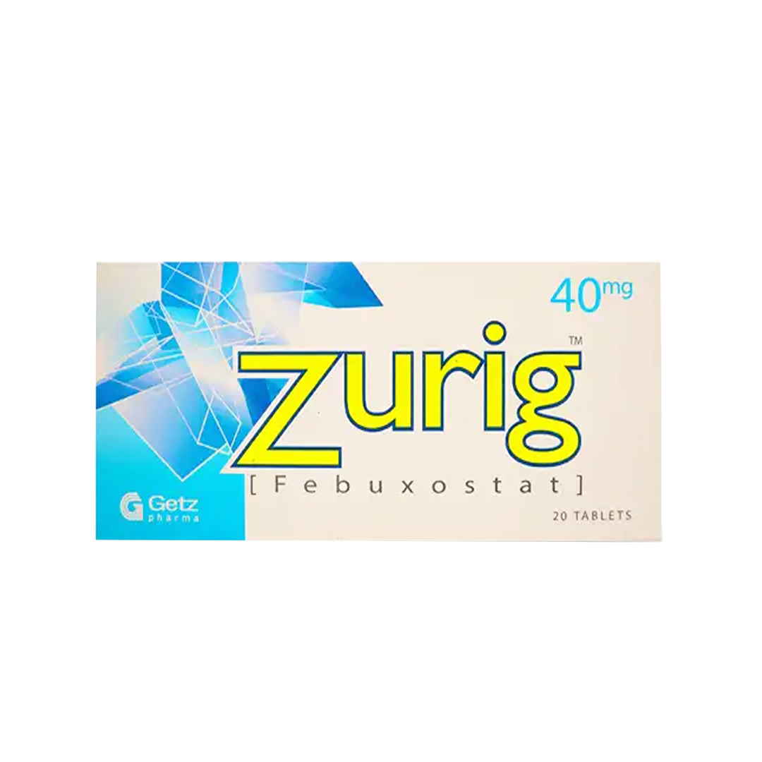 Zurig 40mg, 20 Ct - Getz Pharma