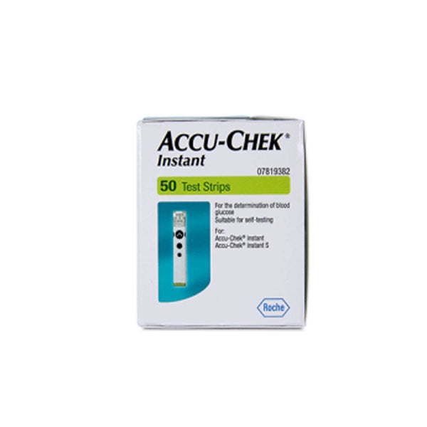 ACCU-Chek Instant Blood Sugar Test Strips, 50 Ct - My Vitamin Store