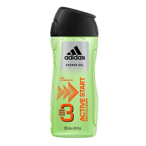 Adidas Active Start Revitalising Shower Gel, 250ml - My Vitamin Store