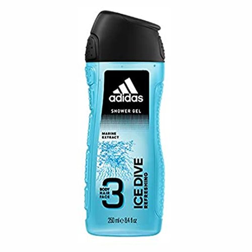 Adidas Ice Dive 3-in-1 Shower Gel, 250ml - My Vitamin Store