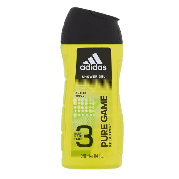 Adidas Pure Game Relaxing 3-in-1 Shower Gel, 250ml - My Vitamin Store