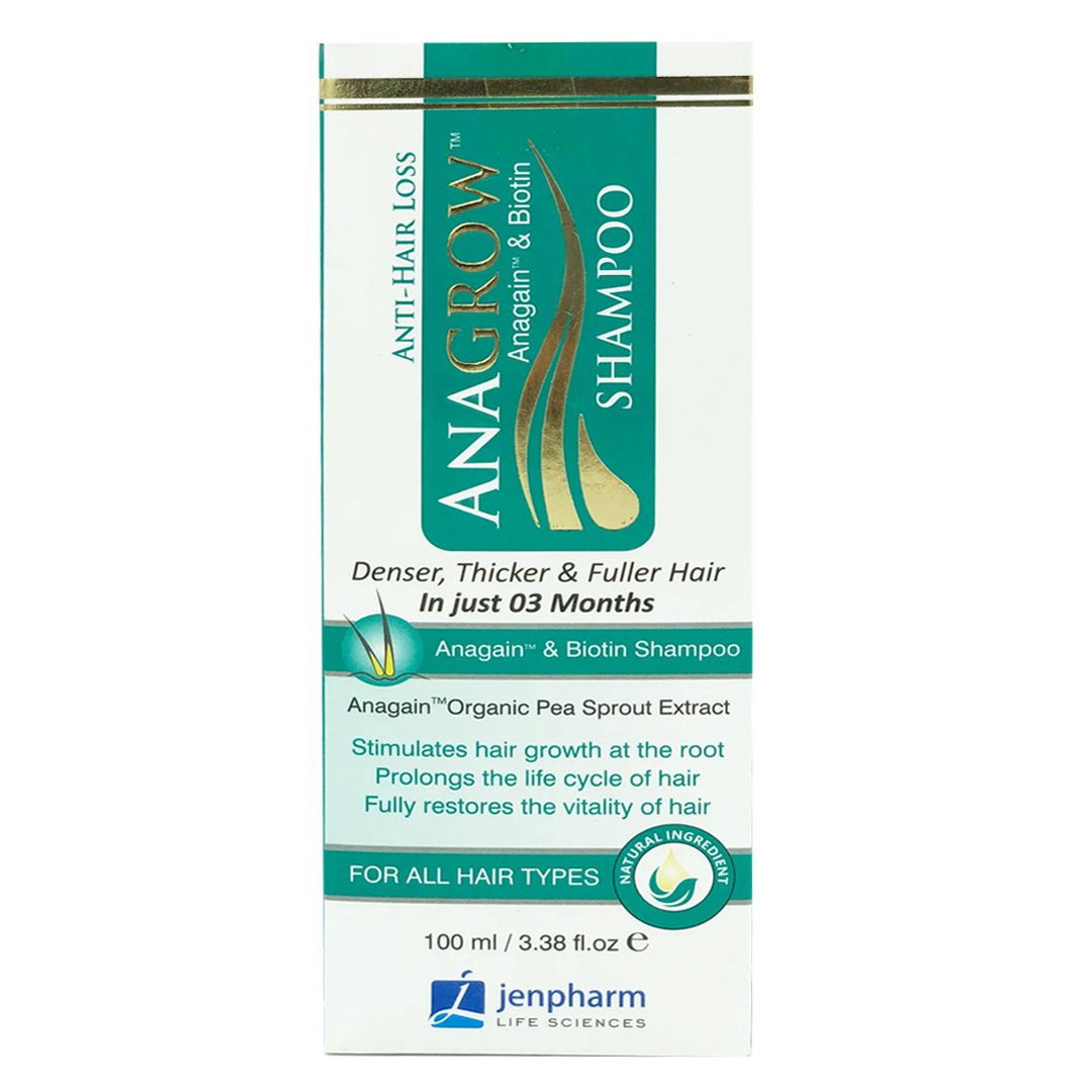 Anagrow Anti-Hair Loss Shampoo, 100ml - Jenpharm - My Vitamin Store