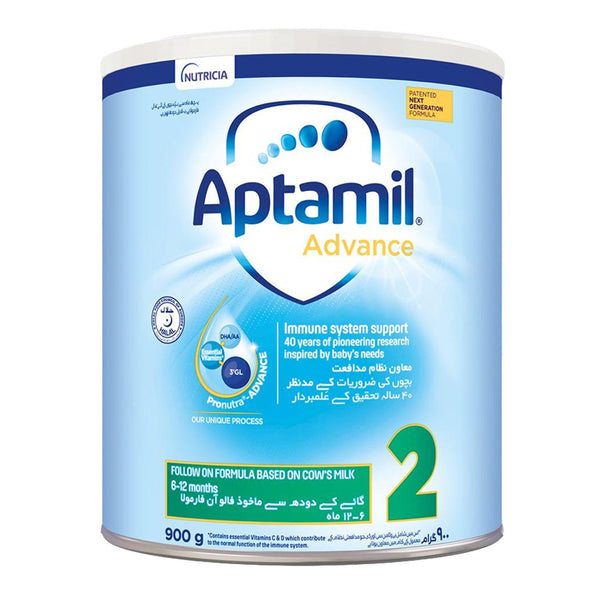 Aptamil Advance 2 Infant Formula, 900g - My Vitamin Store