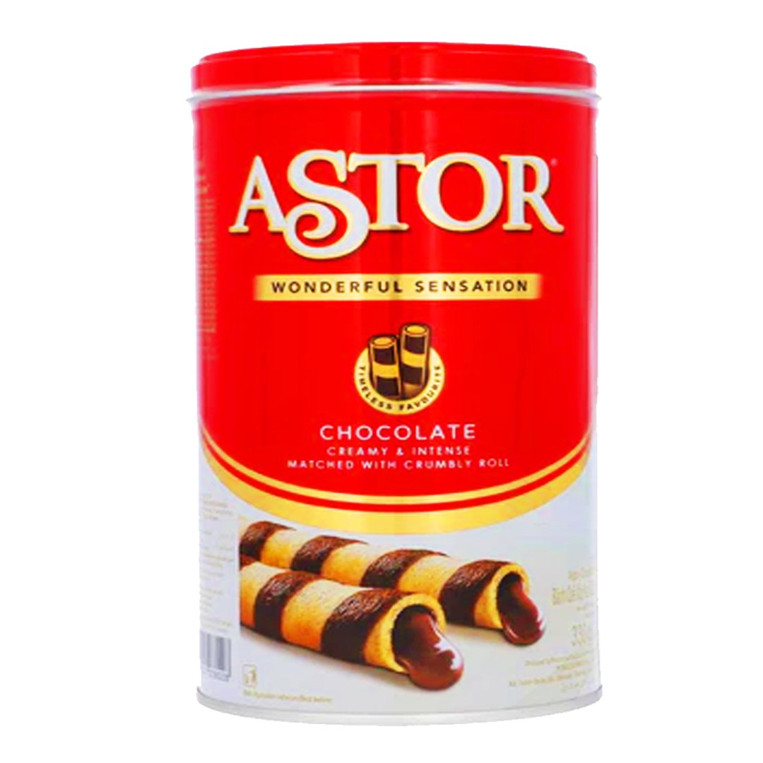 Astor Chocolate Wafer Rolls Tin, 330g - My Vitamin Store