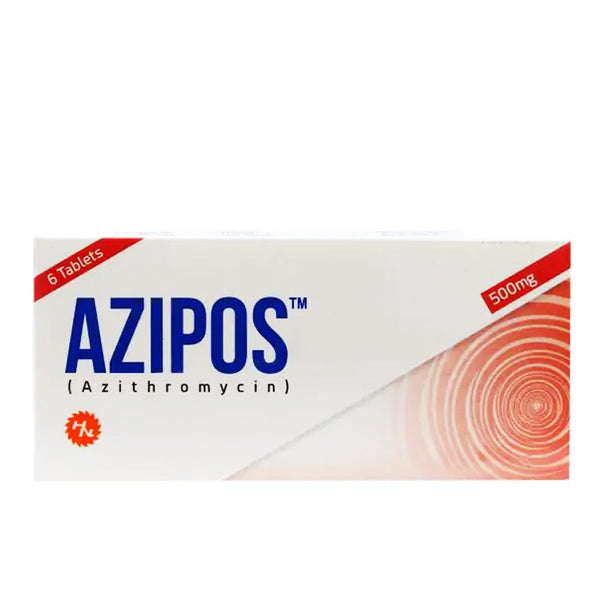 Azipos 500mg Tablets, 6 Ct - Highnoon - My Vitamin Store