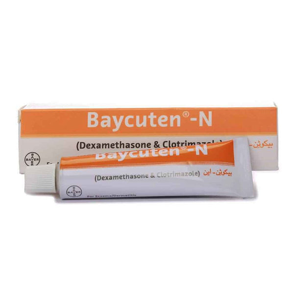 Baycuten-N (Dexamethasone & Clotrimazole) Cream, 30g - Bayer - My Vitamin Store