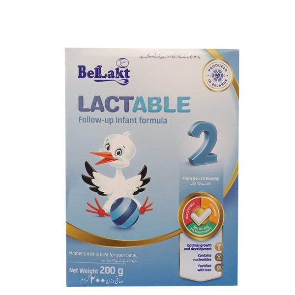 Bellakt Lactable 2 Follow-up Infant Formula, 200g - My Vitamin Store