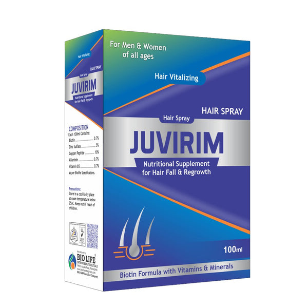 Bio Life Juvirim Hair Spray, 100ml - My Vitamin Store