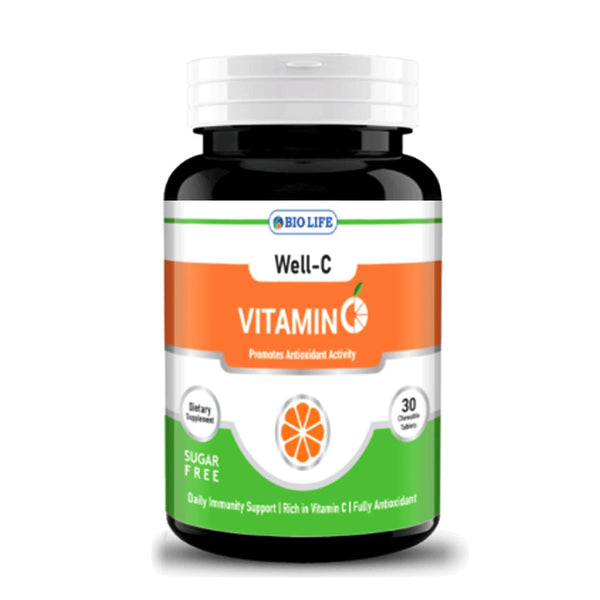 Bio Life Well-C (Chewable Vitamin C), 30 Ct - My Vitamin Store