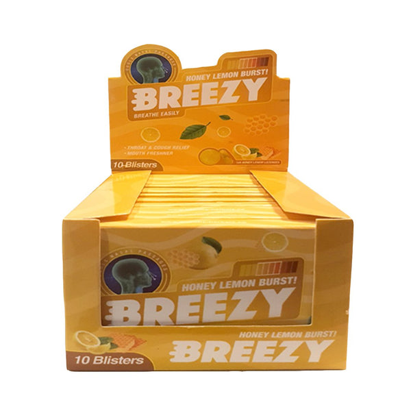 Breezy Honey Lemon Flavour, 60 Ct - Healthy Herbals - My Vitamin Store