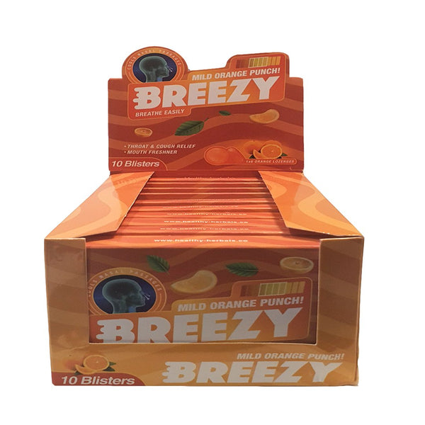 Breezy Orange Flavour, 60 Ct - Healthy Herbals - My Vitamin Store