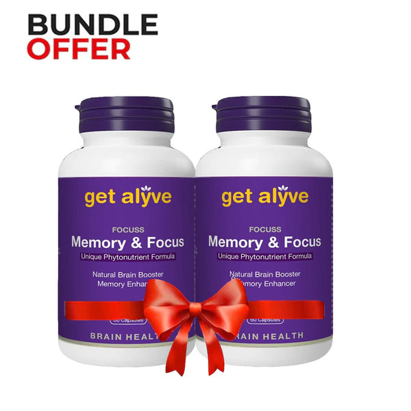 Bundle - Get Alyve Memory & Focus (Focuss), 60 Ct - My Vitamin Store