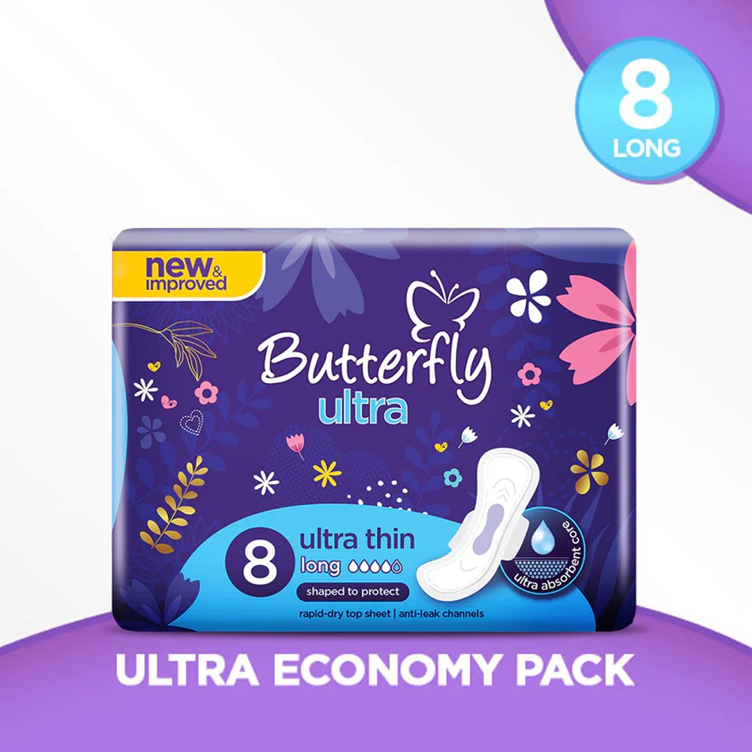 Butterfly Ultra (Long), 8 Ct - My Vitamin Store