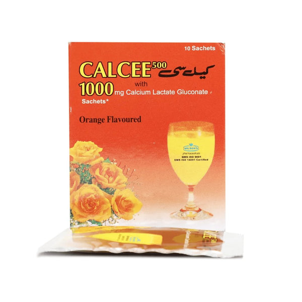 Calcee 500 Sachet (Orange), 10 Ct - Wilson's - My Vitamin Store