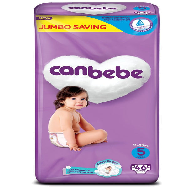 Canbebe Diapers Size 5 (Junior), 46 Ct - My Vitamin Store